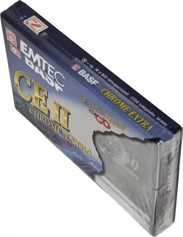 Compact Cassette BASF CE II Chrome Extra 60 Type II Chrome 1997 Brazil