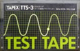 Compact Cassette Tapex TT "TTS-3 Speed & Flutter" Test Cassette 1980 Japan