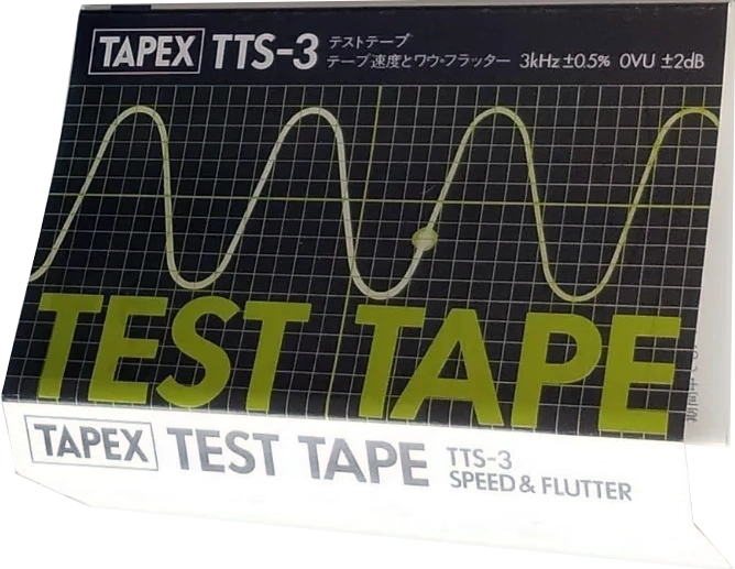 Compact Cassette Tapex TT "TTS-3 Speed & Flutter" Test Cassette 1980 Japan