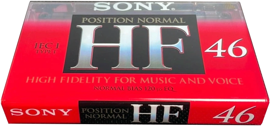 Compact Cassette Sony HF 46 Type I Normal 1996 Europe