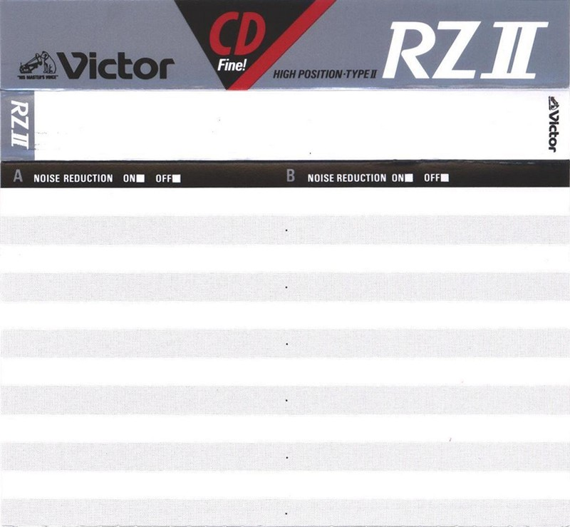 Compact Cassette Victor RZII 40 "RZ2-40N" Type II Chrome 1990 Japan