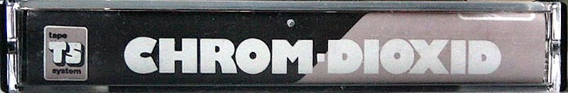 Compact Cassette Tape System 60 Type II Chrome 1987