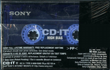 Compact Cassette Sony CD-IT 90 "C-90CDT2B" Type II Chrome 1998 North America