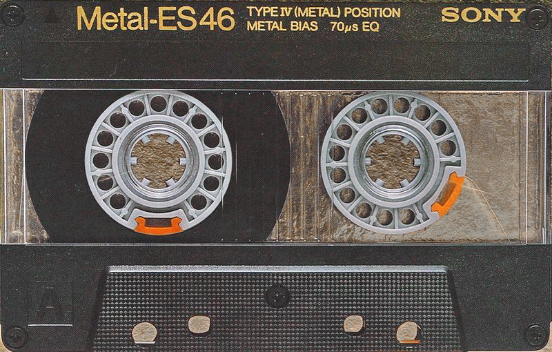 Compact Cassette Sony Metal-ES 46 Type IV Metal 1985 Japan