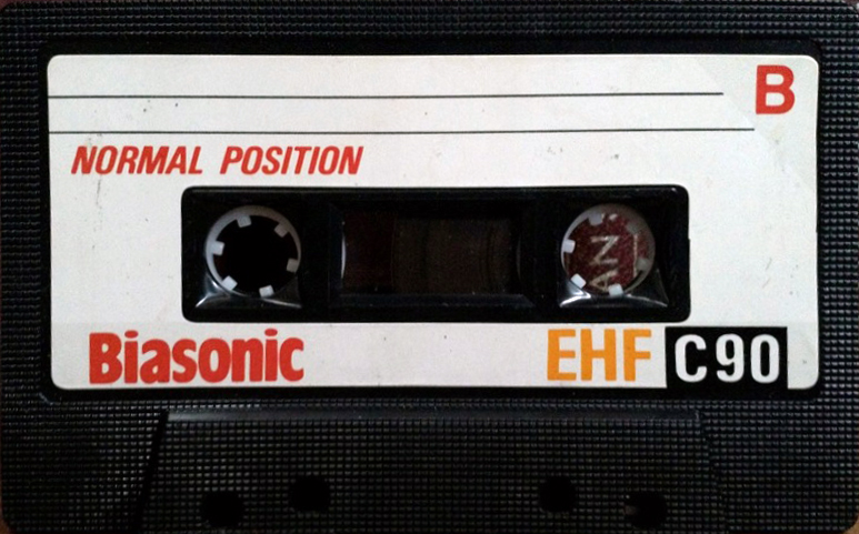 Compact Cassette Biasonic EHF 90 Type I Normal Singapore