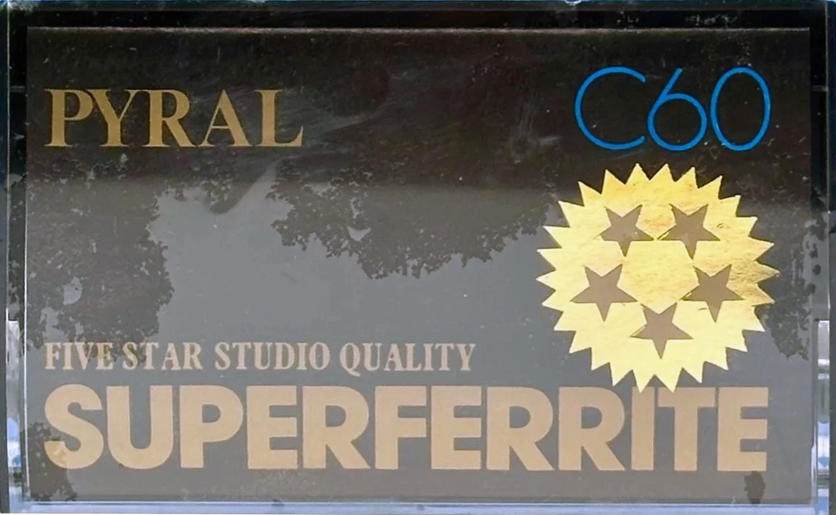 Compact Cassette Pyral 60 "Superferrite" Type I Normal 1979 UK