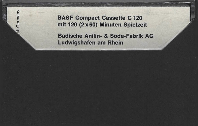 Compact Cassette BASF 120 Type I Normal 1968 Germany