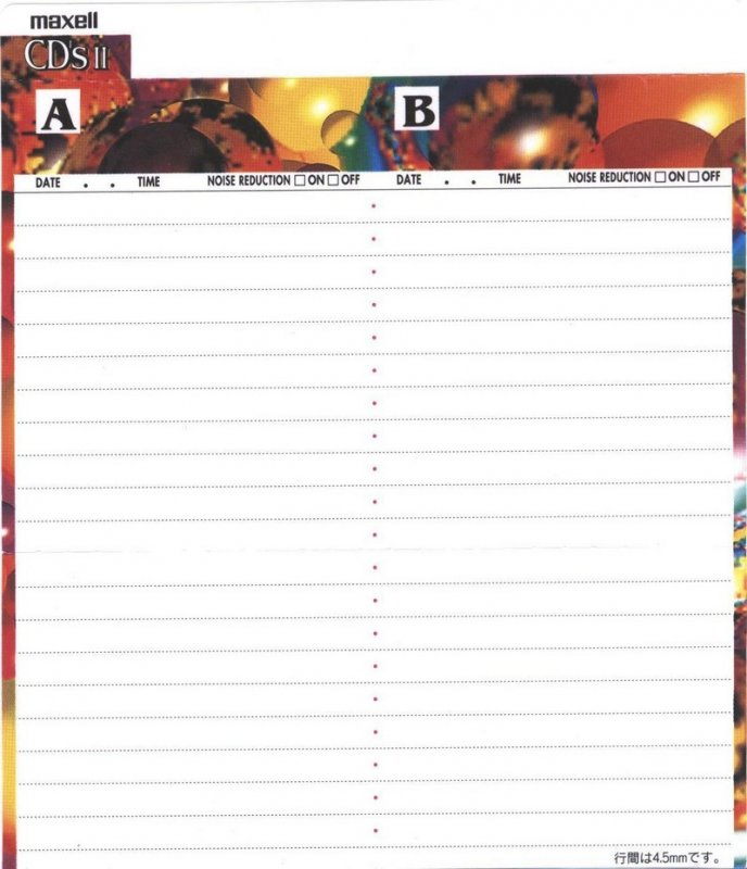 Compact Cassette Maxell CD`s II / CD`s 2 90 "CDS2-90G" Type II Chrome 1994 Japan