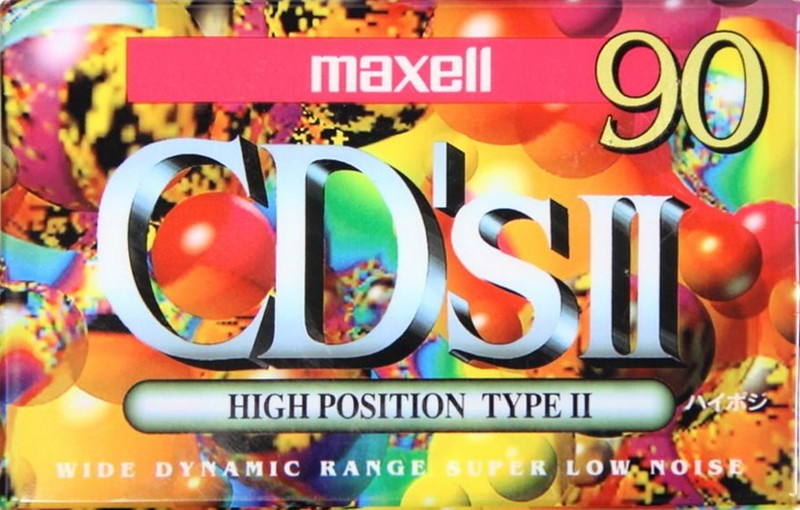 Compact Cassette Maxell CD`s II / CD`s 2 90 "CDS2-90G" Type II Chrome 1994 Japan