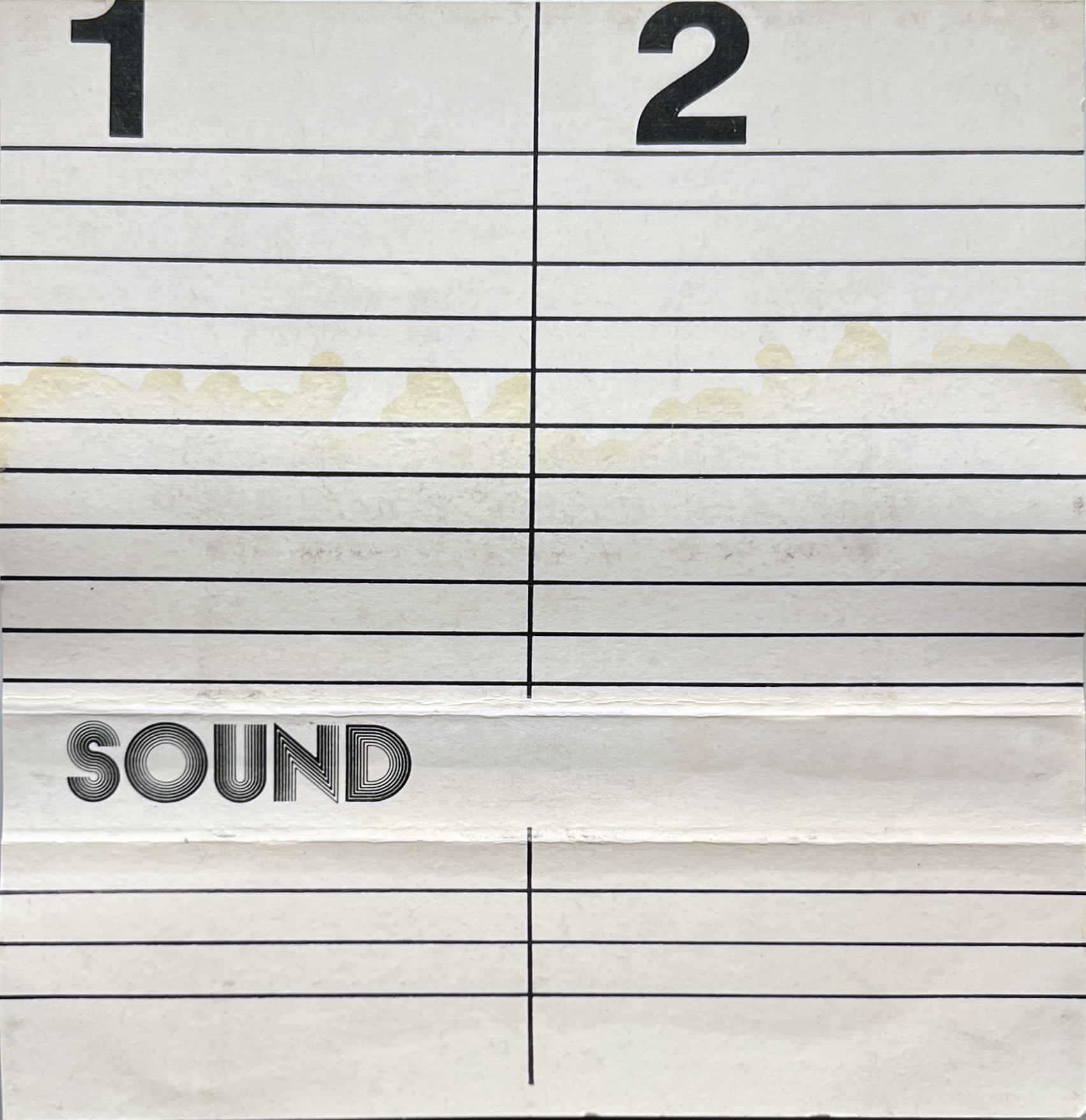 Compact Cassette Sound 60 Type I Normal 1980 Europe