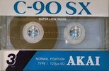 3 pack Akai SX 90 Type I Normal 1989 USA