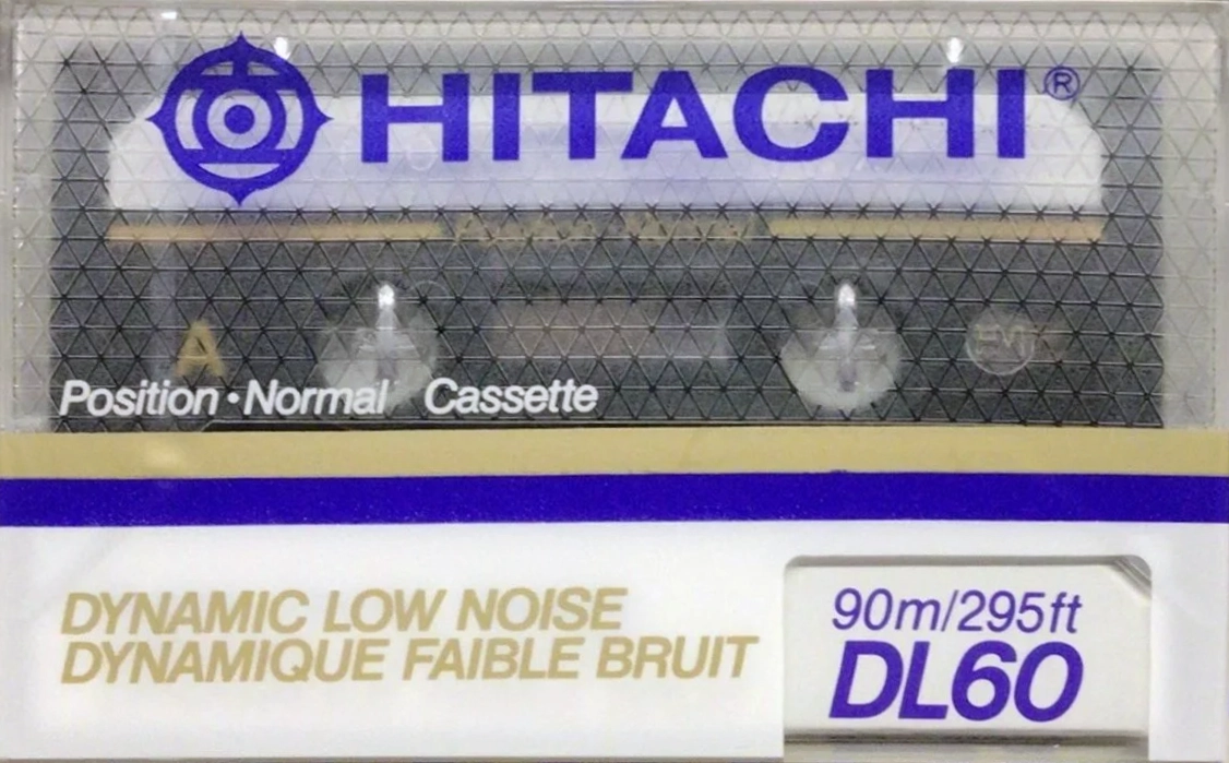 Compact Cassette Hitachi DL 60 Type I Normal 1984 Europe