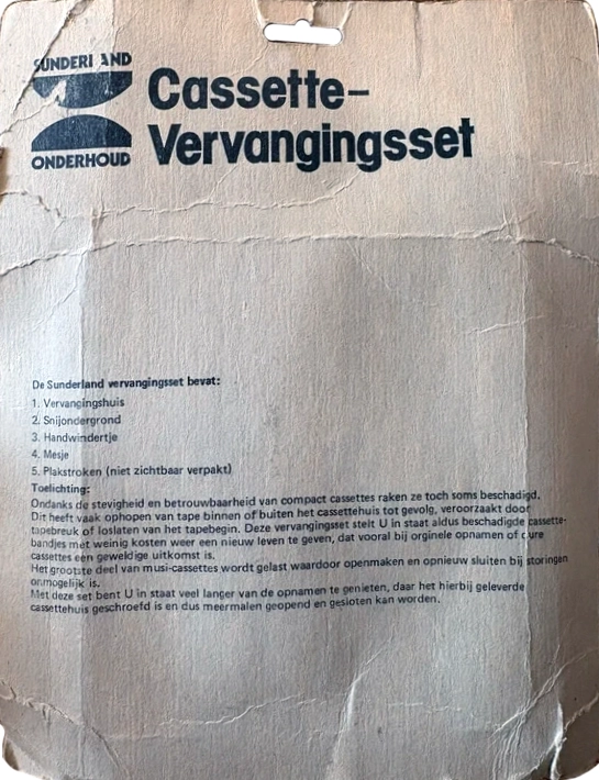 Blister Sunderland Cleaning Cassette Netherlands