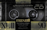 Compact Cassette Maxell XLII 90 Type II Chrome 1989 USA