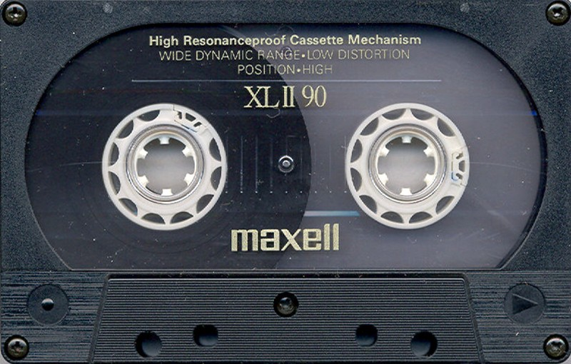 Compact Cassette Maxell XLII 90 Type II Chrome 1989 USA