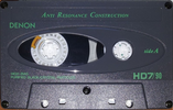 Compact Cassette Denon HD7 90 "HD7-90TE" Type II Chrome 1992 North America