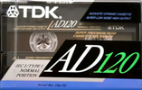 Compact Cassette TDK AD 120 "AD-120AS" Type I Normal 1990 Australia