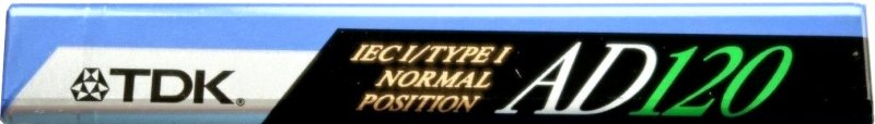 Compact Cassette TDK AD 120 "AD-120AS" Type I Normal 1990 Australia