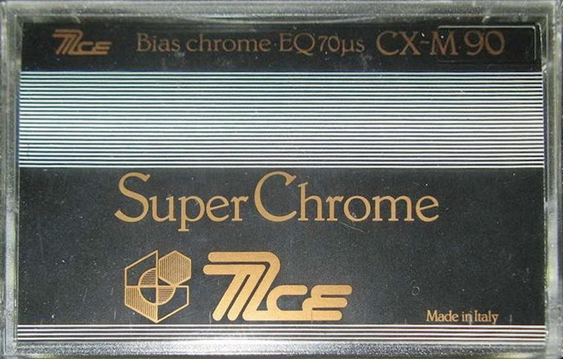 Compact Cassette ICE 90 "CX-M" Type II Chrome Italy