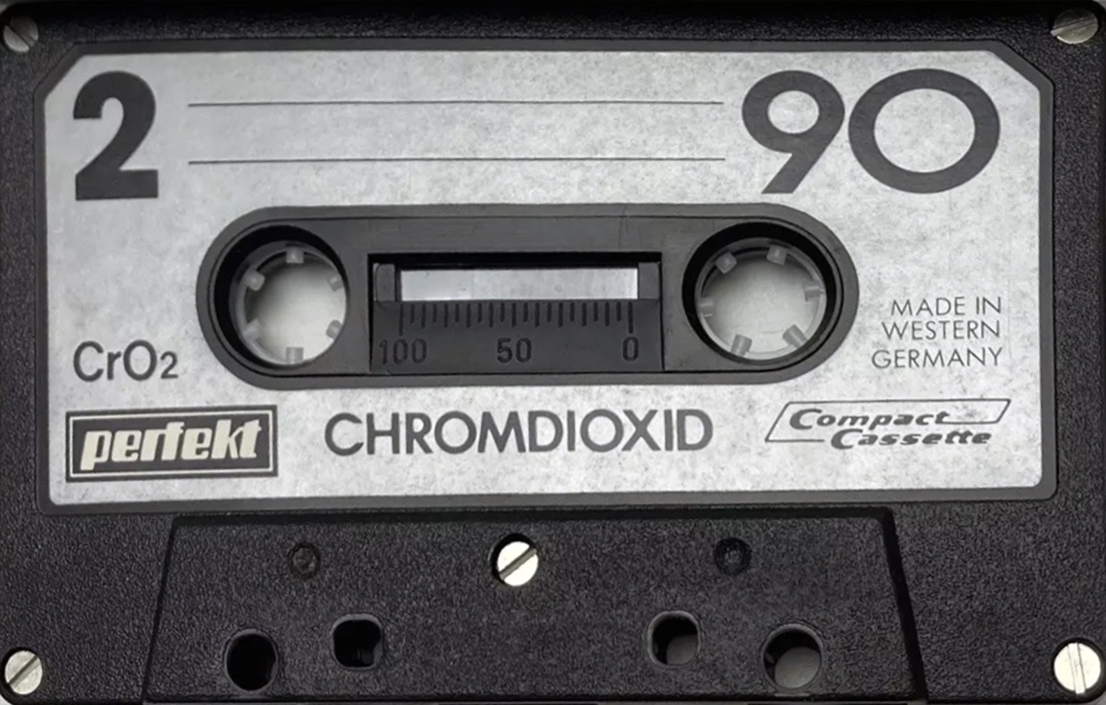 Compact Cassette Perfekt 90 Type II Chrome 1976 Europe