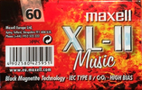 Compact Cassette Maxell XLII 60 Type II Chrome 2002 Europe