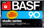 Compact Cassette BASF Studio Series 90 Type I Normal 1978 USA