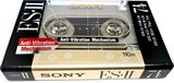Compact Cassette Sony ES-II 74 "C-74ES2" Type II Chrome 1991 North America