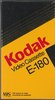 VHS, Video Home System Kodak HS 180 "SGE-180E" Type I Normal 1984 Europe