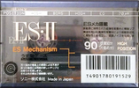 Compact Cassette Sony ES-II 90 "C-90ES2A" Type II Chrome 1992 Japan