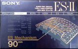 Compact Cassette Sony ES-II 90 "C-90ES2A" Type II Chrome 1992 Japan