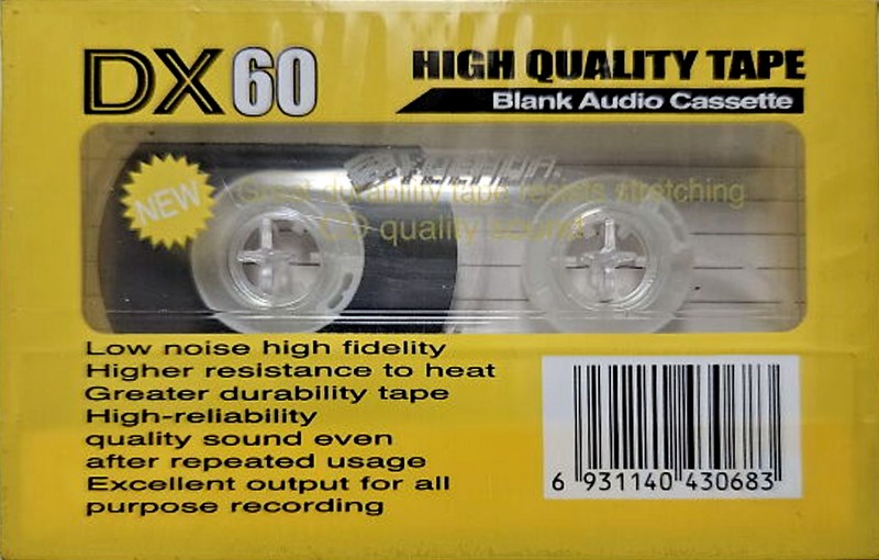 Compact Cassette Yuehua 60 "DX" Type I Normal Worldwide