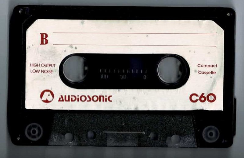 Compact Cassette Audiosonic 60 Type I Normal Hong Kong