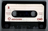 Compact Cassette Audiosonic 60 Type I Normal Hong Kong