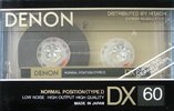 Compact Cassette Denon DX 60 Type I Normal 1990 USA