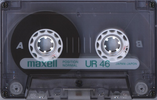 Compact Cassette Maxell UR 46 "UR46(F)" Type I Normal 1992 Japan