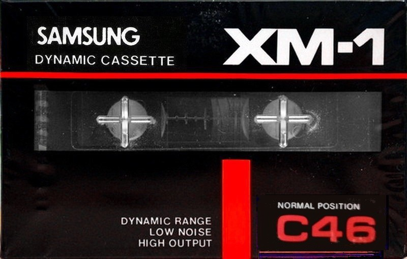 Compact Cassette Samsung XM-1 46 Type I Normal 1988 Europe