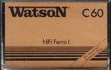 Compact Cassette Watson Ferro 60 Type I Normal 1979 Europe