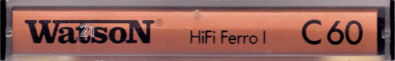 Compact Cassette Watson Ferro 60 Type I Normal 1979 Europe