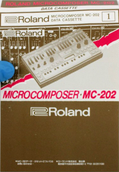 Compact Cassette Roland "Microcomposer MC-202" Demonstration Tape 1983 Japan