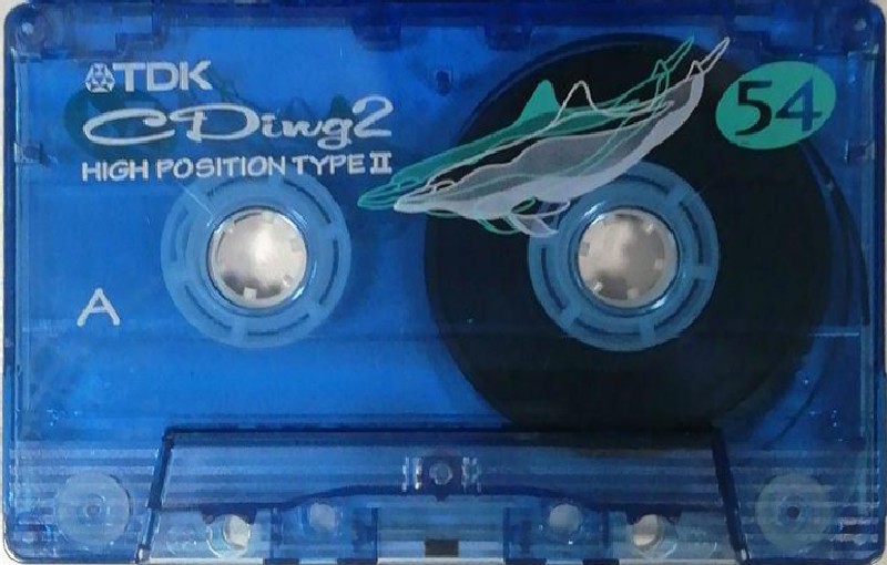 Compact Cassette TDK CDing 2 54 "CD2-54R" Type II Chrome 1998 Japan