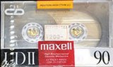 Compact Cassette Maxell UDII / UD2 90 Type II Chrome 1989 Japan