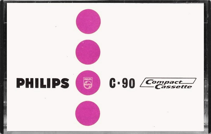 Compact Cassette Philips 90 Type I Normal 1967 Europe