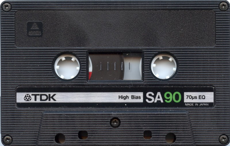 Compact Cassette TDK SA 90 Type II Chrome 1983 Australia, Europe