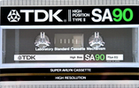 Compact Cassette TDK SA 90 Type II Chrome 1983 Australia, Europe