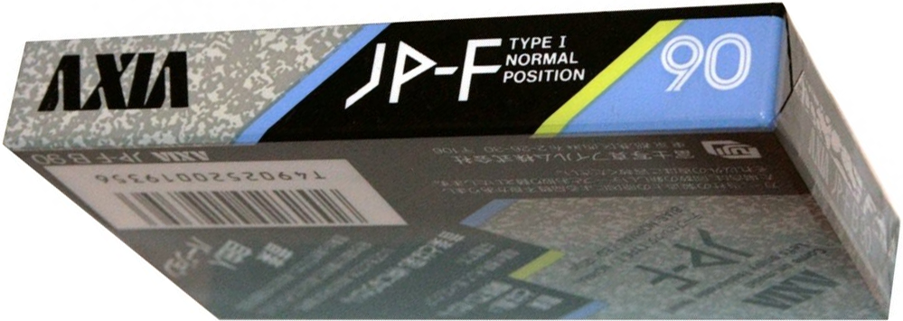 Compact Cassette AXIA JP-F 90 "JP-F B 90" Type I Normal 1988 Japan