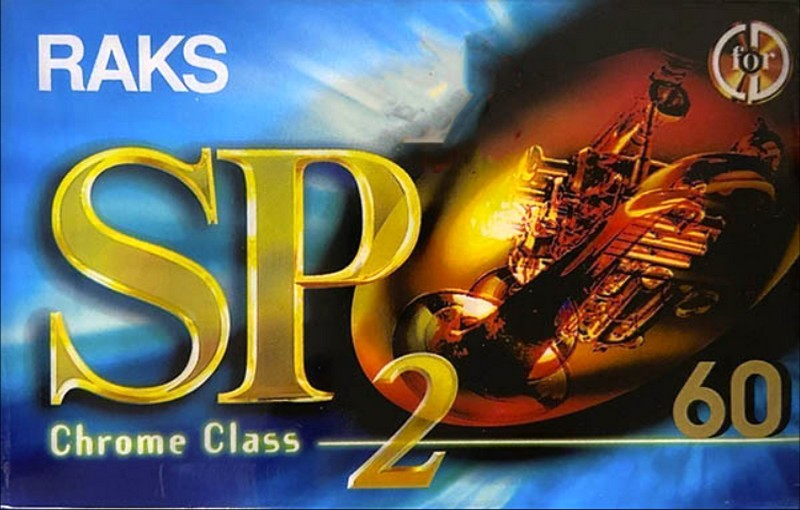 Compact Cassette RAKS SP 2 60 Type II Chrome 1998 Europe