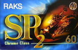 Compact Cassette RAKS SP 2 60 Type II Chrome 1998 Europe