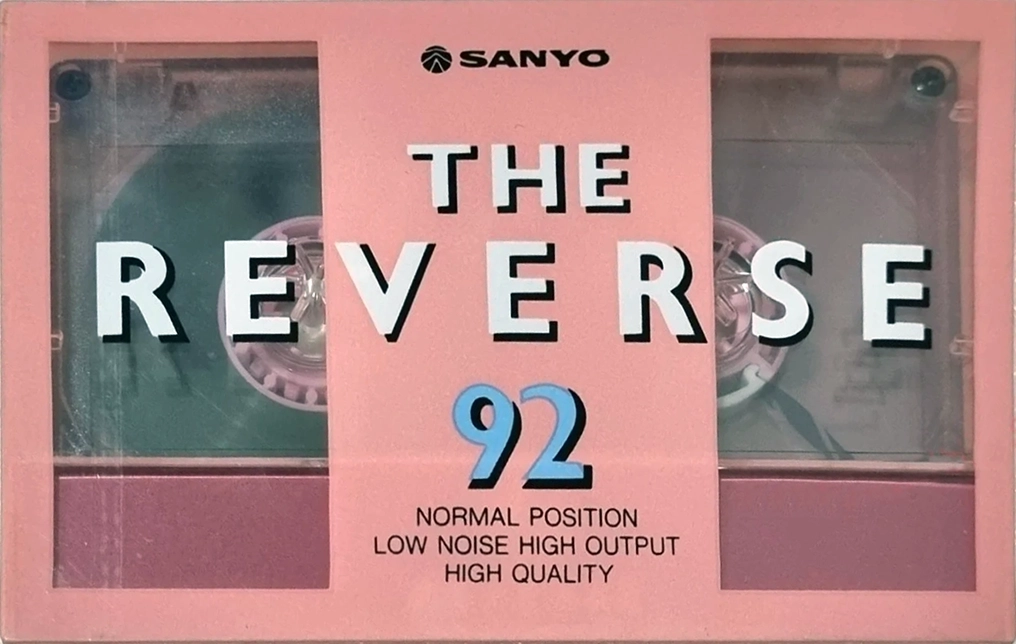 Compact Cassette Sanyo The Reverse 92 "C-R92(P)" Type I Normal 1986 Japan