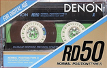 Compact Cassette Denon RD 50 "RD50M" Type I Normal 1987 Japan