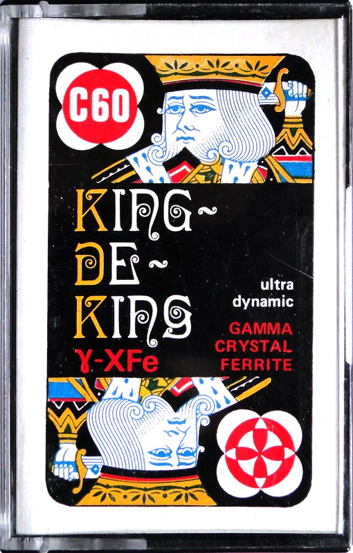 Compact Cassette King De King 60 "Y-XFe" Type I Normal Hong Kong